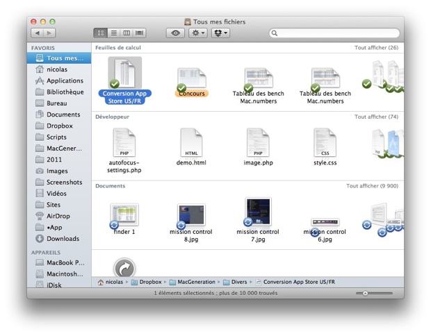 OS X Lion Finder