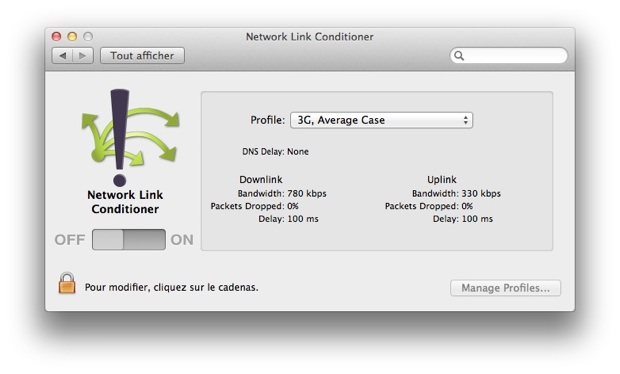 Network Link Conditionner