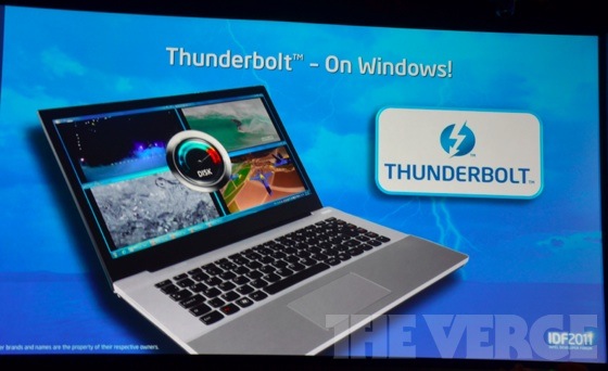 Acer et Asus promettent des PC Windows Thunderbolt pour 2012