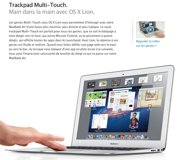 multitouch macbook air