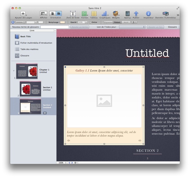 themes for ibooks author