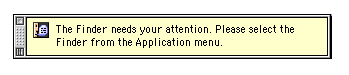 notifications Mac OS 9