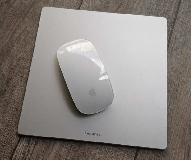 Tapis de souris de luxe en alliage d'aluminium pour Apple Magic